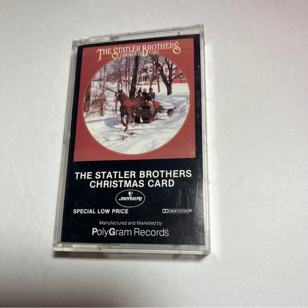 The Statler Brothers Christmas Card Vintage‎ Cassette Tape